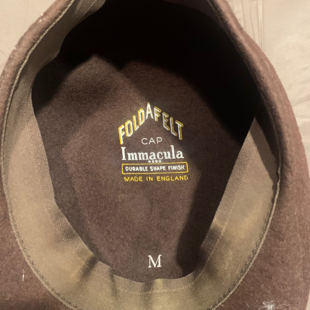 Brown Foldafelt Cap - Picture 3 of 3